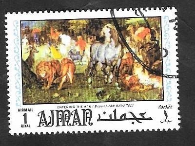 Ajman - Entrada en el Arca, de Bruegel