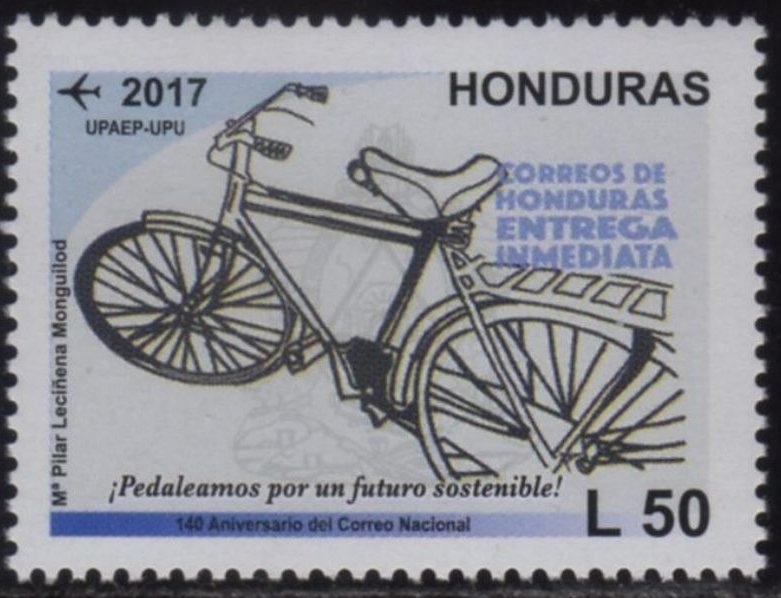 140.º aniversario del Servicio Postal de Honduras