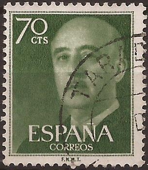 General Franco  1955  70 cents