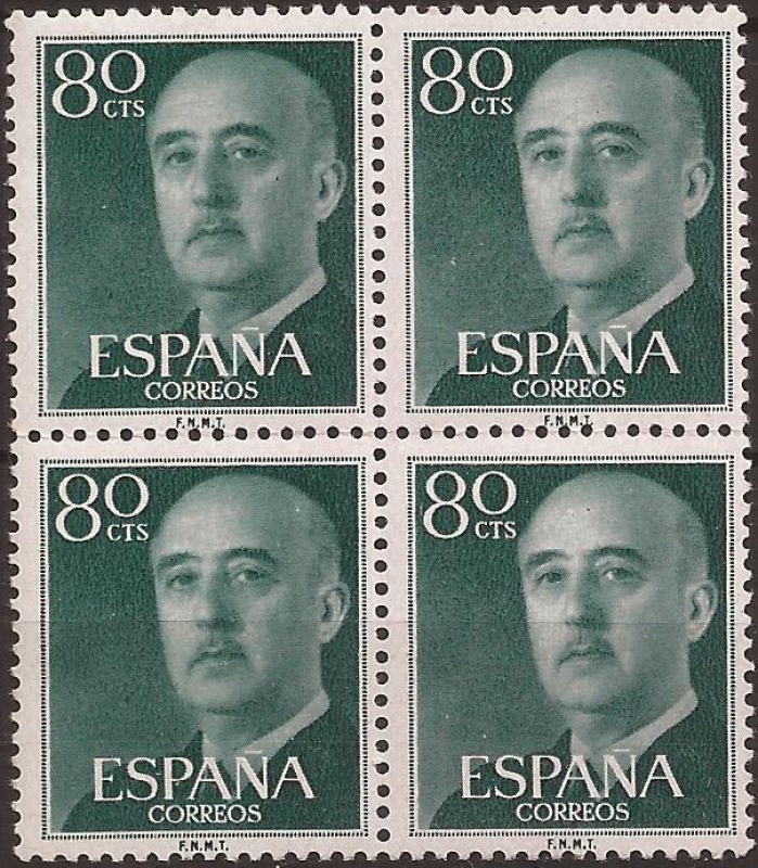 General Franco  1955  80 cents