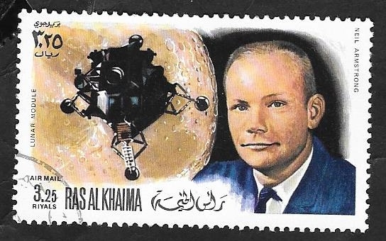 Ras Al Khaima - Módulo Lunar y Neil Armstrong