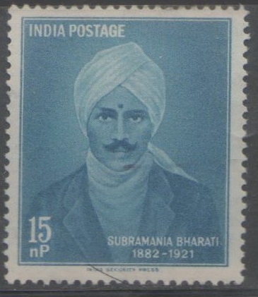 SUBRAMANIA BHARATI  POETA Y HOMBRE DE ESTADO 1892-1921