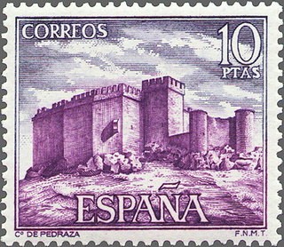 ESPAÑA 1972 2097 Sello Nuevo Serie Castillos Pedraza Segovia