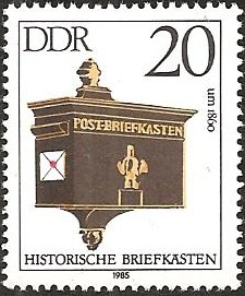 Mailbox, about 1860 (GDR)