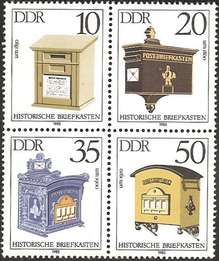 Historical Mailboxes To 1850 - 1920 (GDR)