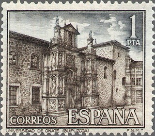 ESPAÑA 1973 2129 Sello Nuevo Serie Turistica Universidad de Oñate Guipuzcoa