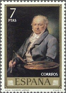 ESPAÑA 1973 2151 Sello Nuevo Pintor Vicente Lopez Portaña Goya