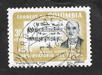 443 - 85 Anivº del nacimiento del compositor Alberto Castilla