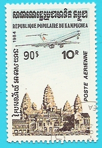 Kampuchea - Correo aéreo