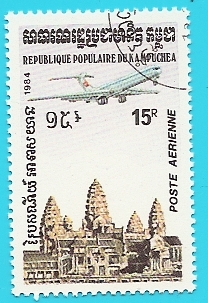 Kampuchea - Correo aéreo