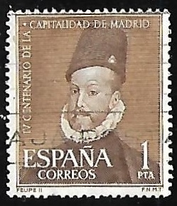 IV centenario de la capitalidad de Madrid - Retrato de Felipe II