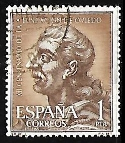 XII centenario de la fundacion de Oviedo - Fruela I