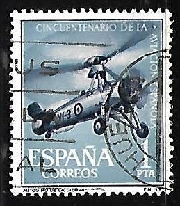 L aniversario de la Aviacion Española - Juan de la Cierva