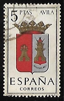 Escudos de las capitales de  provincia españoles - Avila