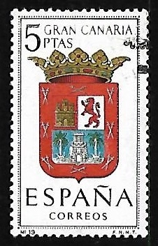 Escudos de las capitales de  provincia españoles -  Gran Canaria