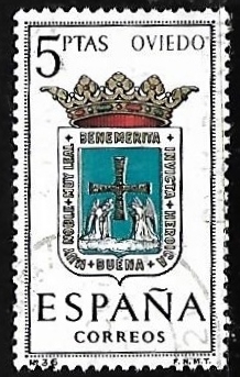 Escudos de las capitales de  provincia españoles -  Oviedo
