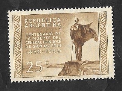 505 - Centº de la muerte del general San Martín