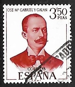 Literatos Españoles - José Maria Gabriel y Galan 