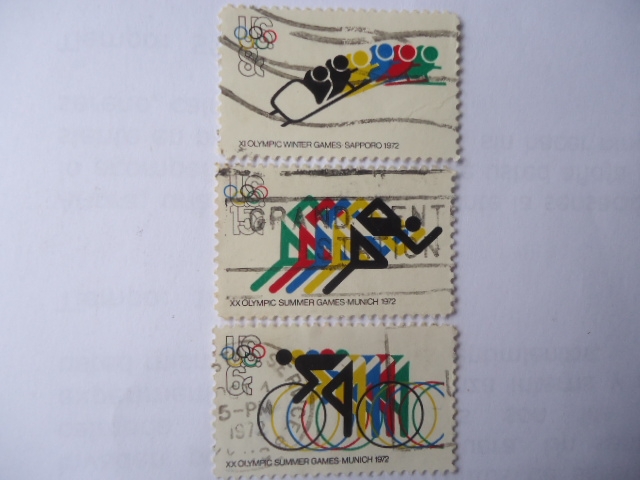 XI Juegos Olímpicos de Invierno en Sopporo 1972 y XX Juegos Olímpicos de Verano en Munich 1972.