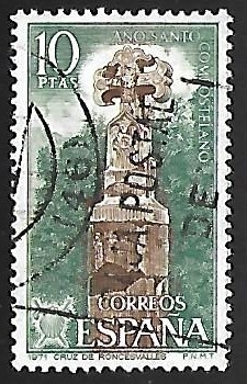 Año Santo Compostelano  - Cruz de Roncesvalles Navarra