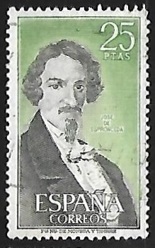 Personajes españoles - José de Espronceda