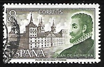 Personajes españoles - Juan de Herrera  y Monasterio de San Lorenzo del Escorial