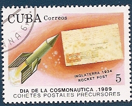 Día de la Cosmonaútica - Cohetes Postales
