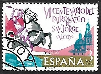 VII centenário de la aparición de San Jorge en Alcoy