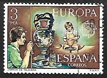 Europa CEPT - Jarrón de Talavera