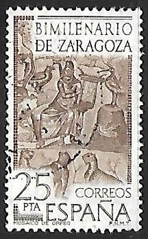 Bimilenario de Zaragosa -  Mosaico de Orfeo