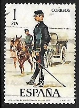 Uniformes militares - Oficial de Administración Militar 