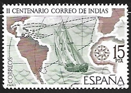 Correos de Indias. Espamer 77 