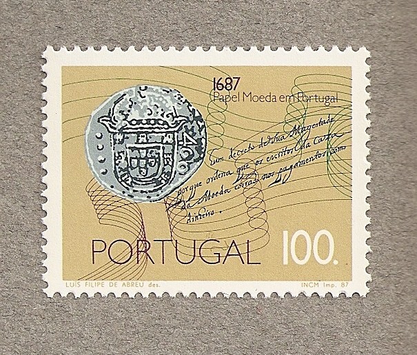 Papel Moneda en 1687