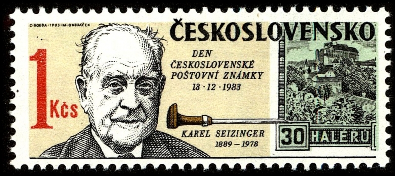 Día del Sello, Karel Seizinger (1889-1978), grabador