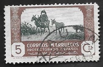 Marruecos protectorado español - 248 - La vuelta del trabajo