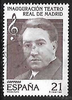 Inauguración del Teatro Real de Madrid - Miguel Fleta