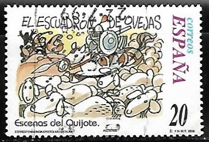 Escenas del Quijote - El escuadrón de ovejas