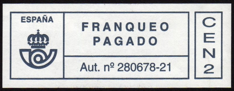 COL-FRANQUEO PAGADO - AUT. Nº 280678-21