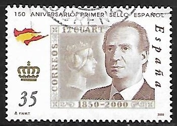 150º Aniversario del primer sello español 