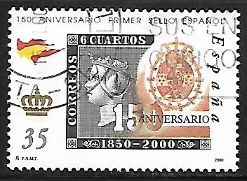 150º Aniversario del primer sello español - 