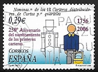 Dia del sello - Aniversário del nombramiento de los primero carteros