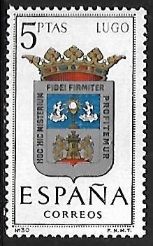 Escudos de las Capitales de las provincias Españolas - LugoL