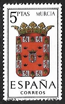 Escudos de las Capitales de las provincias Españolas - Múrcia