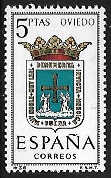 Escudos de las Capitales de las provincias Españolas - Oviedo
