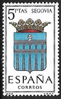Escudos de las Capitales de las provincias Españolas - Segovia