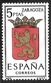 Escudos de las Capitales de las provincias Españolas - Zaragoza