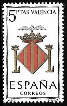 Escudos de las Capitales de las provincias Españolas - Valencia