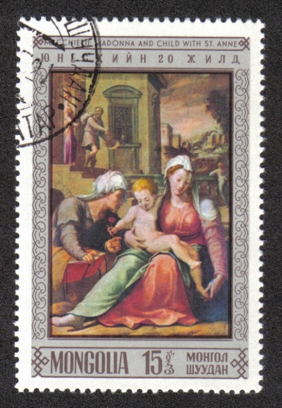 Pinturas UNESCO, Macchietti: Madonna y niño y Santa Ana