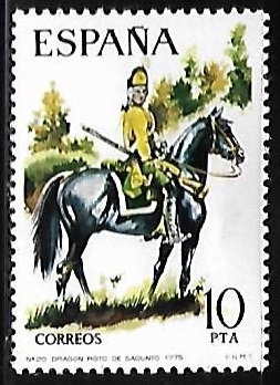 Uniformes militares - Dragón del Regimiento de Sagunto