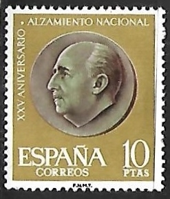  XXV aniversario del Alzamiento Nacional - General Franco